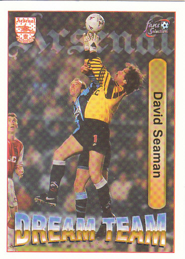 David Seaman Arsenal 1997/98 Futera Fans' Selection #74